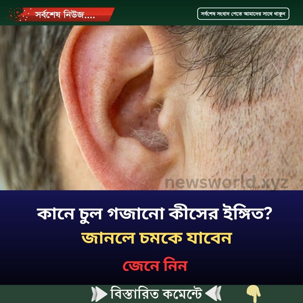কানে চুল গজানো কিসের ই’ঙ্গিত? বিশেষজ্ঞরা যা বলছেন!