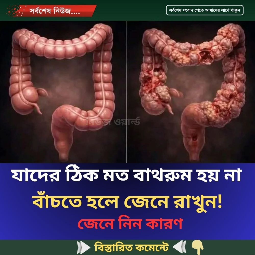 যাদের ঠিক মত বাথরুম হয় না বাঁচতে হলে জেনে রাখুন!