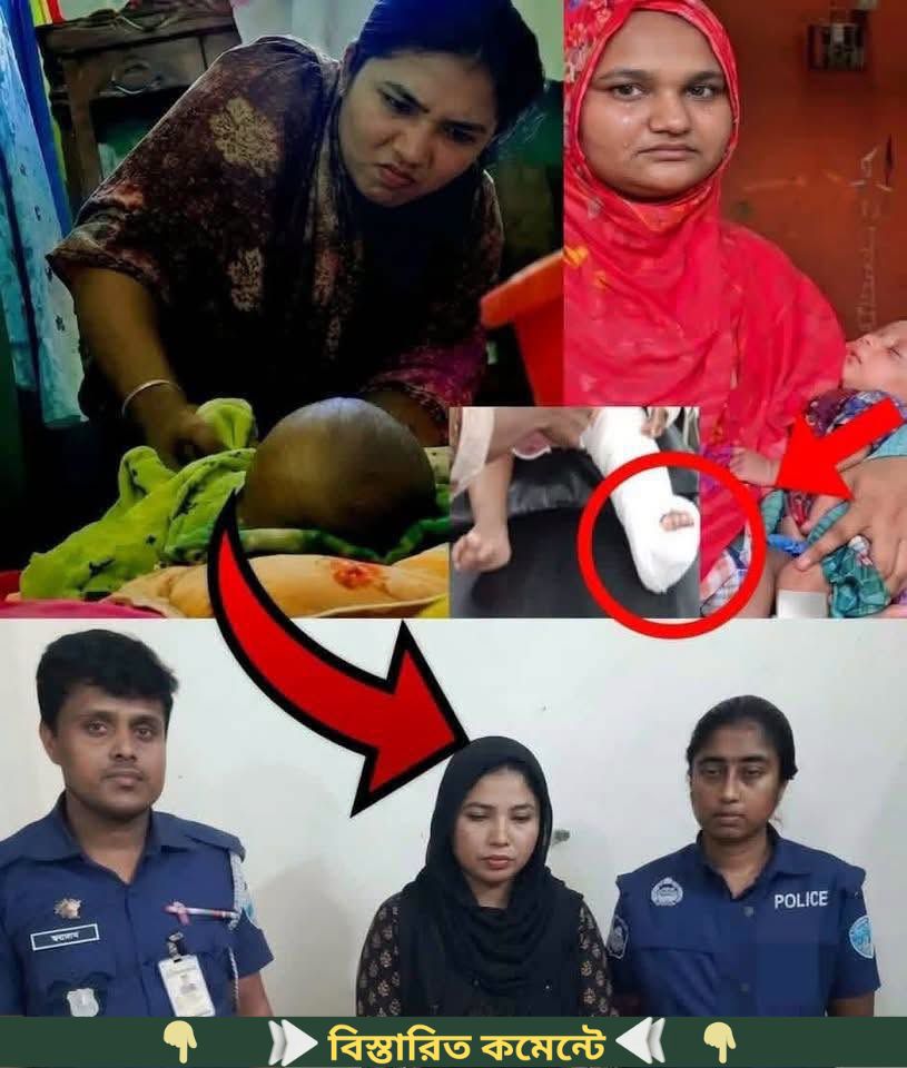 নরসিংদীতে ৩ বছরের বা’চ্চার পা ম’চকে দেয়া সেই চাচিকে ঢাকা থেকে গ্রে’ফ…see more