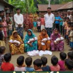 ৪ বউয়ের এক সাথে বা’চ্ছা হয়েছে।তাই গ্রামের লোকজন তাদেরকে…see more